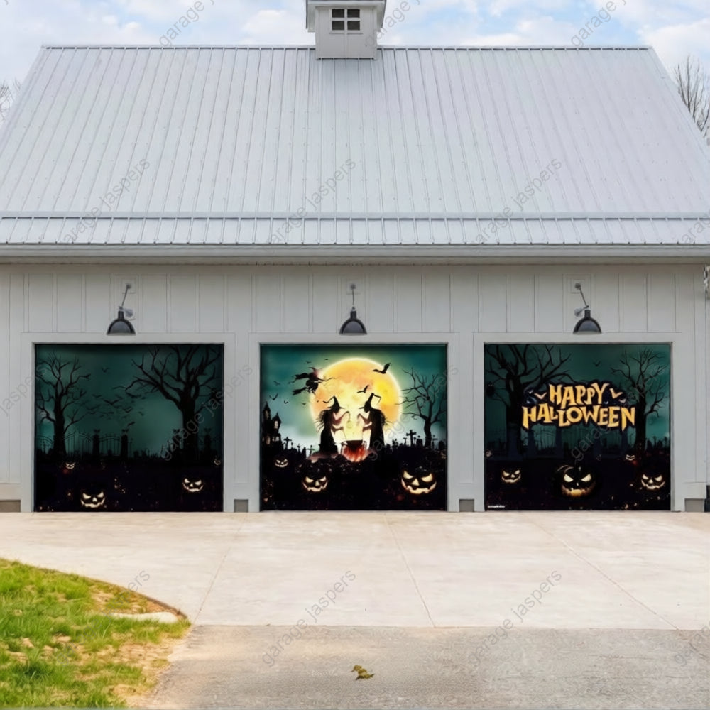 🎃GarageBuddy®️ Halloween Garage Door Covers