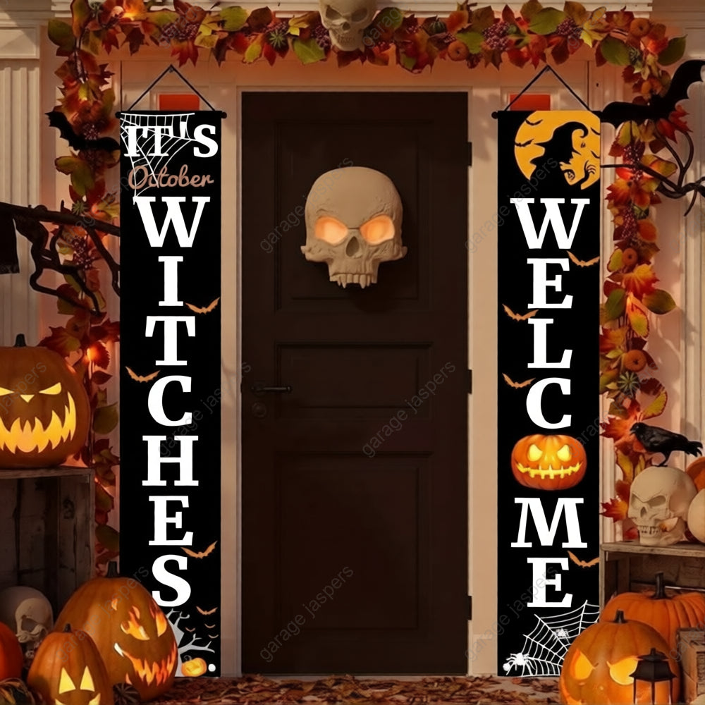 GarageBuddy Halloween Porch Signs