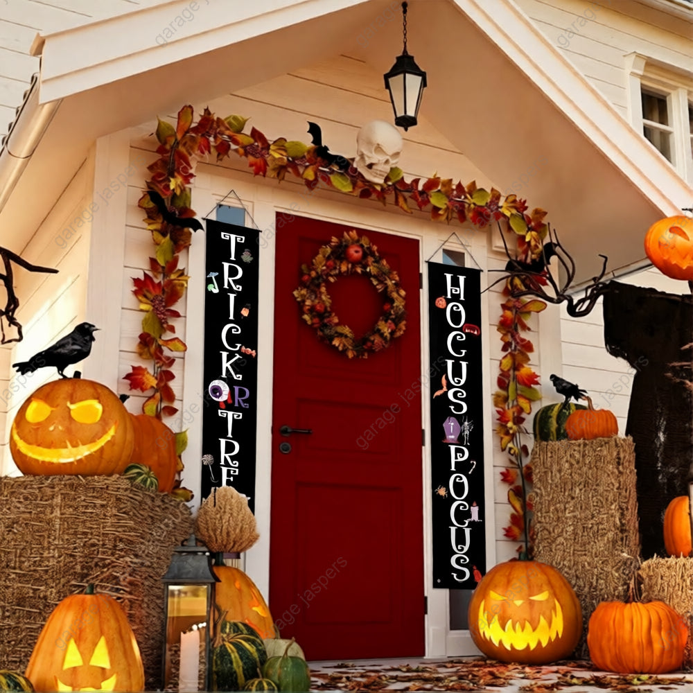 GarageBuddy Halloween Porch Signs