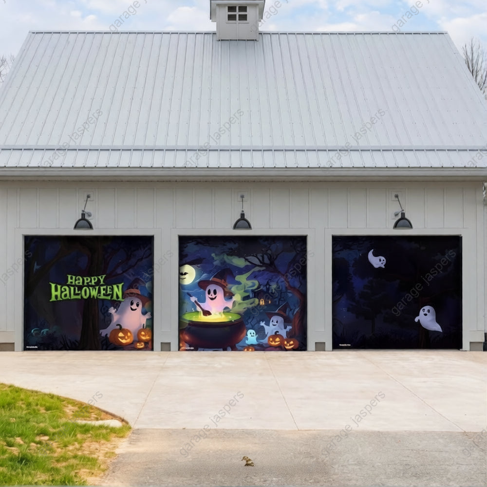 🎃GarageBuddy®️ Halloween Garage Door Covers