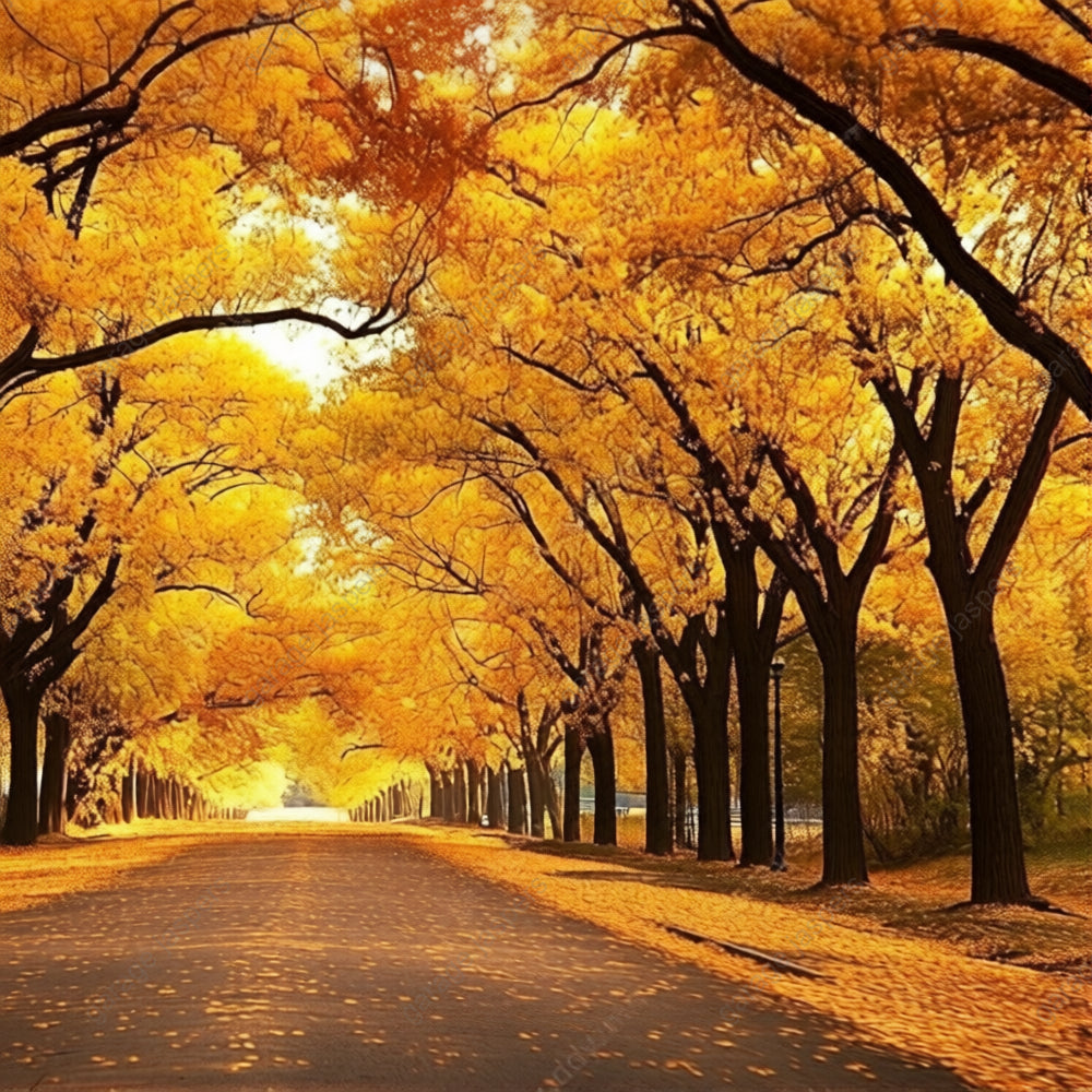 Golden Trail | Nature Garage Door Cover
