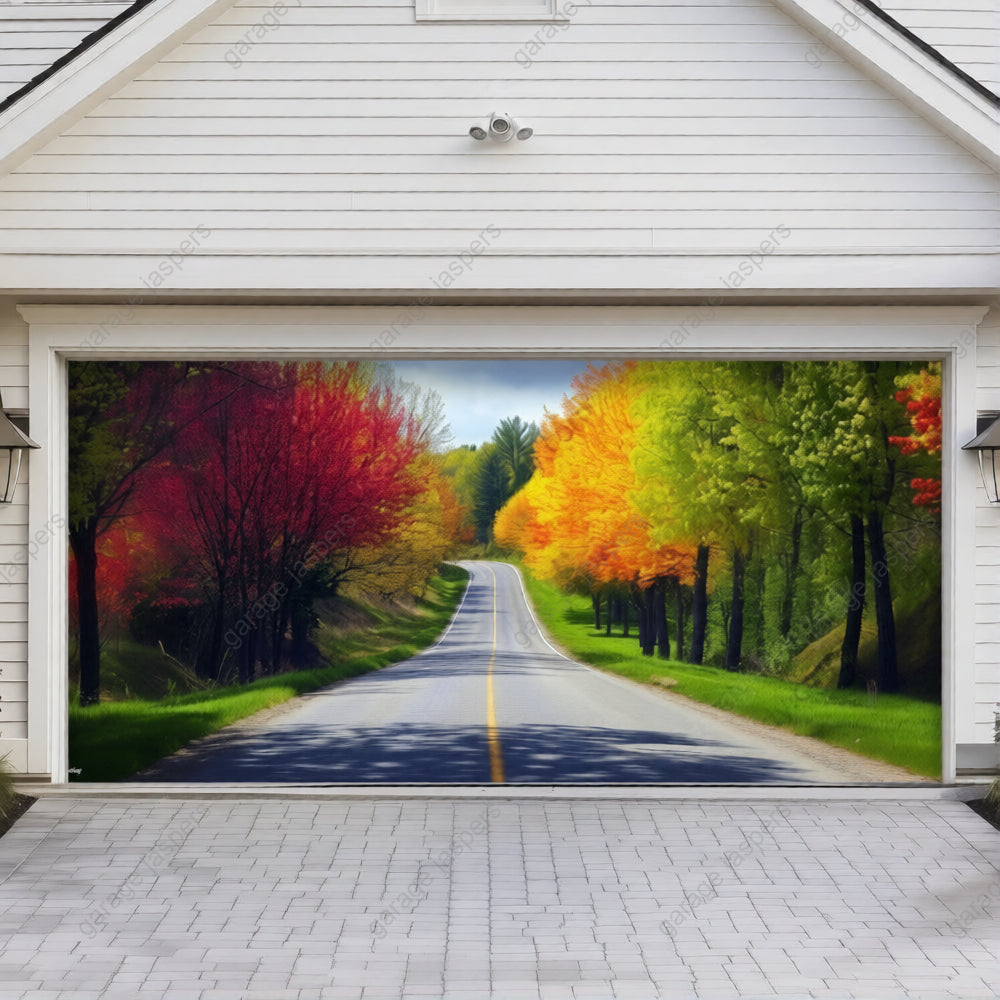 Spring Drive | Nature Garage Door Cover