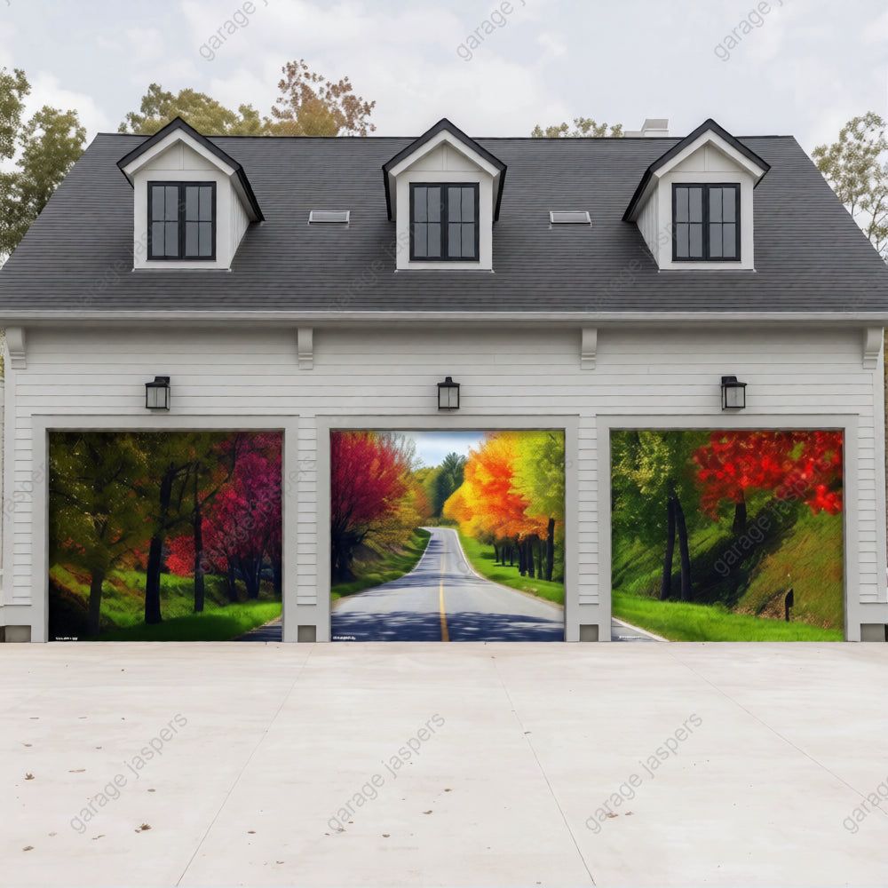 Spring Drive | Nature Garage Door Cover