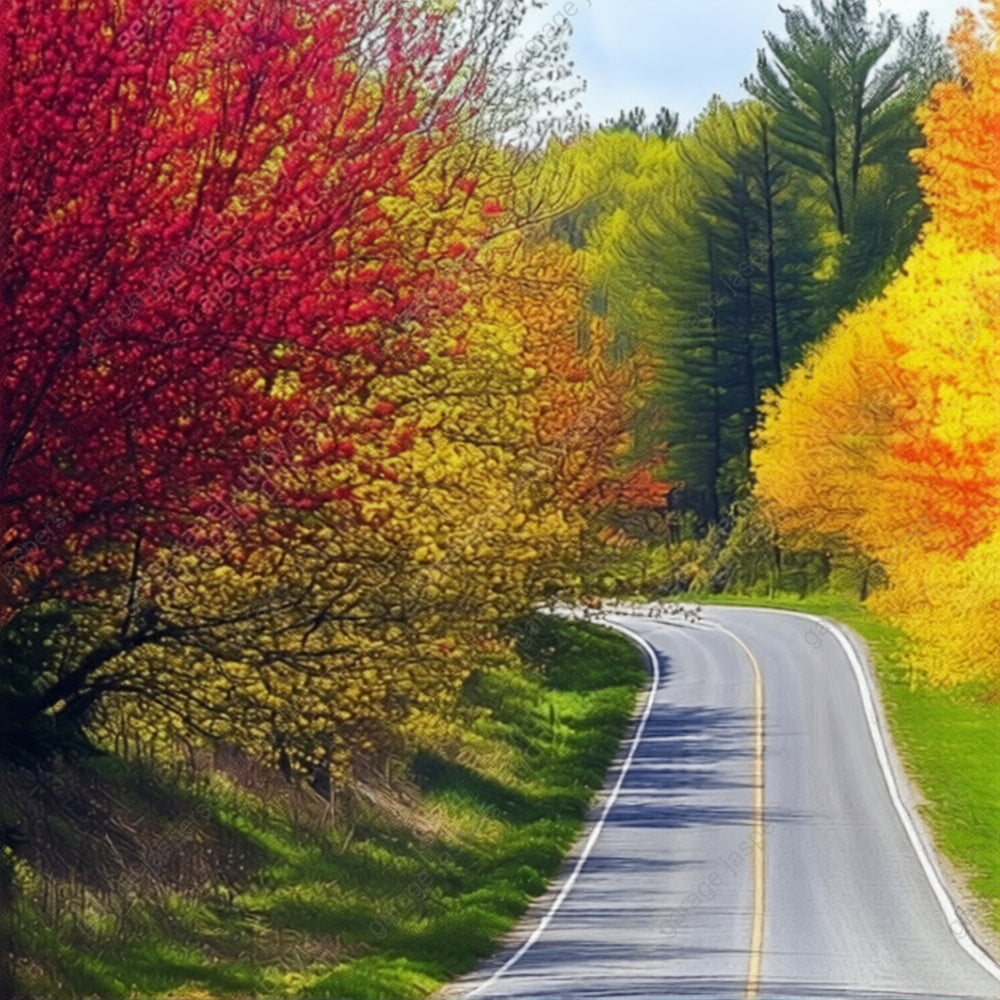 Spring Drive | Nature Garage Door Cover