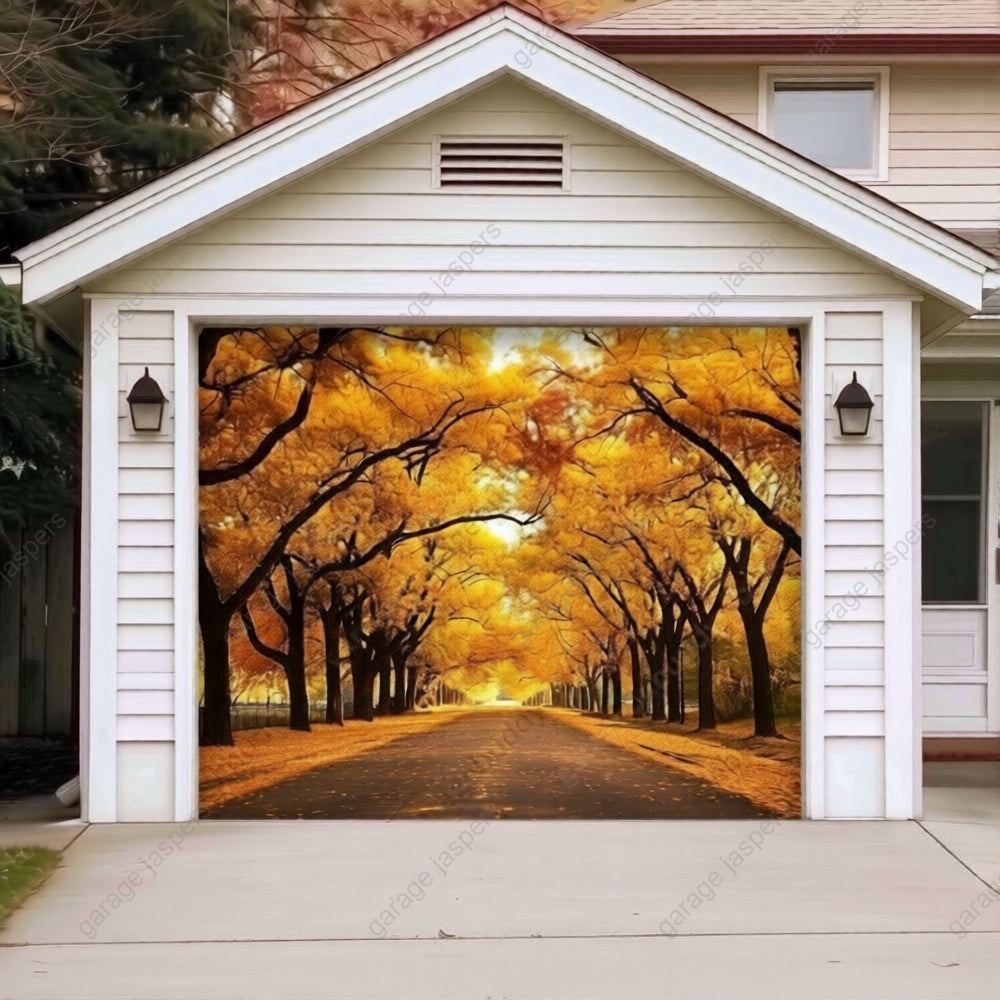 Golden Trail | Nature Garage Door Cover