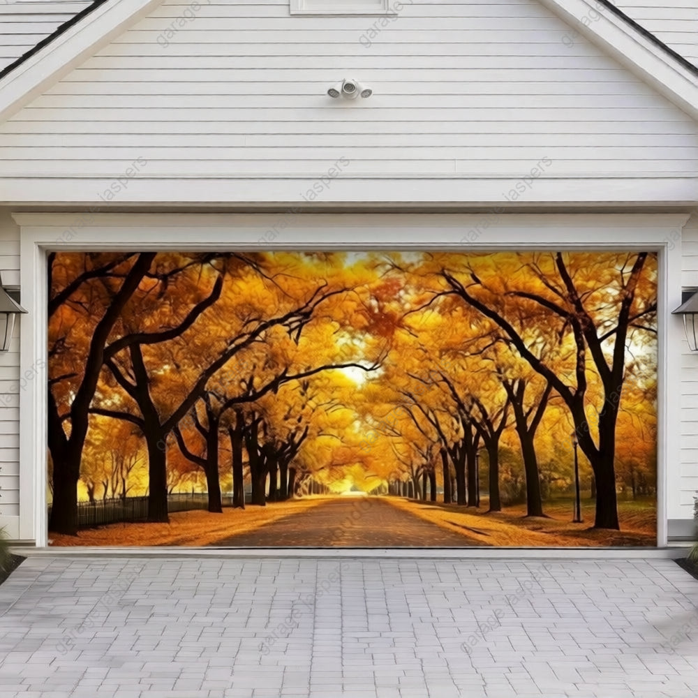 Golden Trail | Nature Garage Door Cover