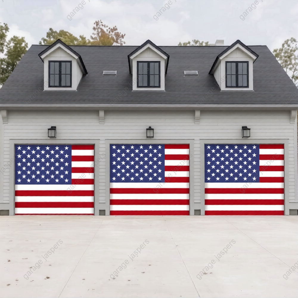 United States Of America Flag | Patriotic Garage Door Cover