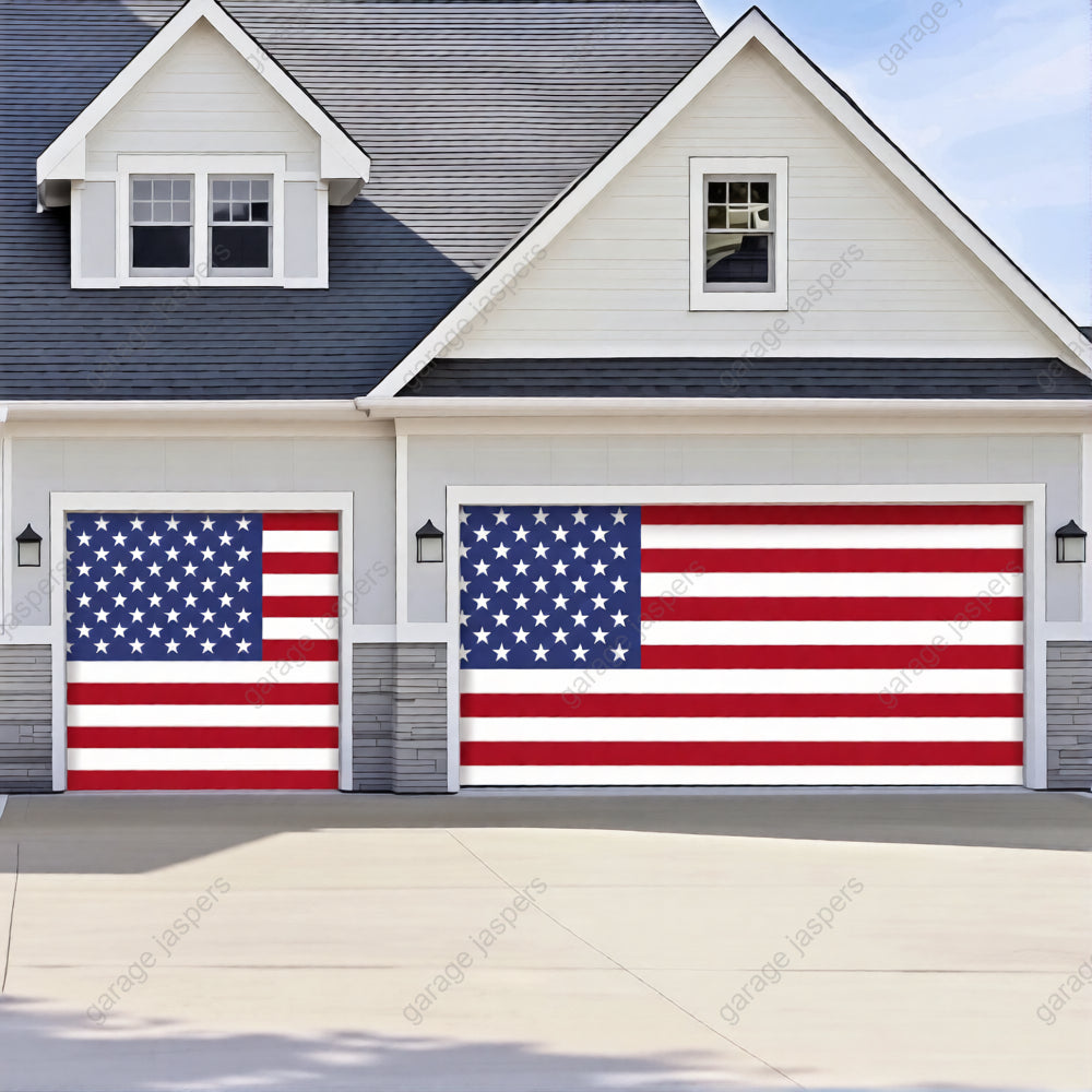 United States Of America Flag | Patriotic Garage Door Cover