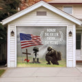 Honor The Fallen | Patriotic Veterans Garage Door Cover