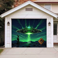 Alien Abduction (Glow) | Halloween Garage Door Cover