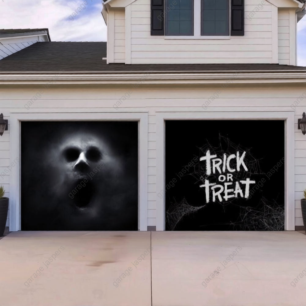 Ghostly Figure | Halloween Garage Door Cover
