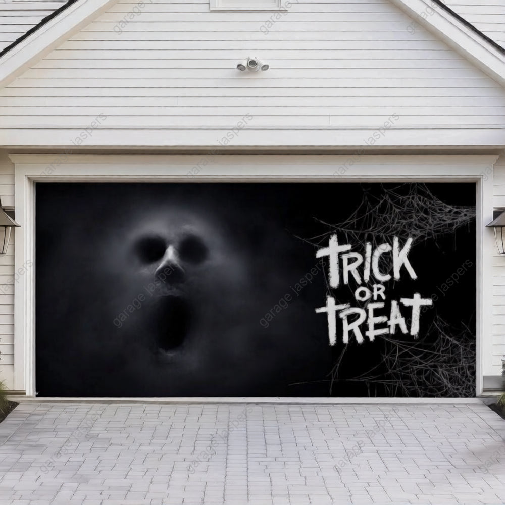 Ghostly Figure | Halloween Garage Door Cover