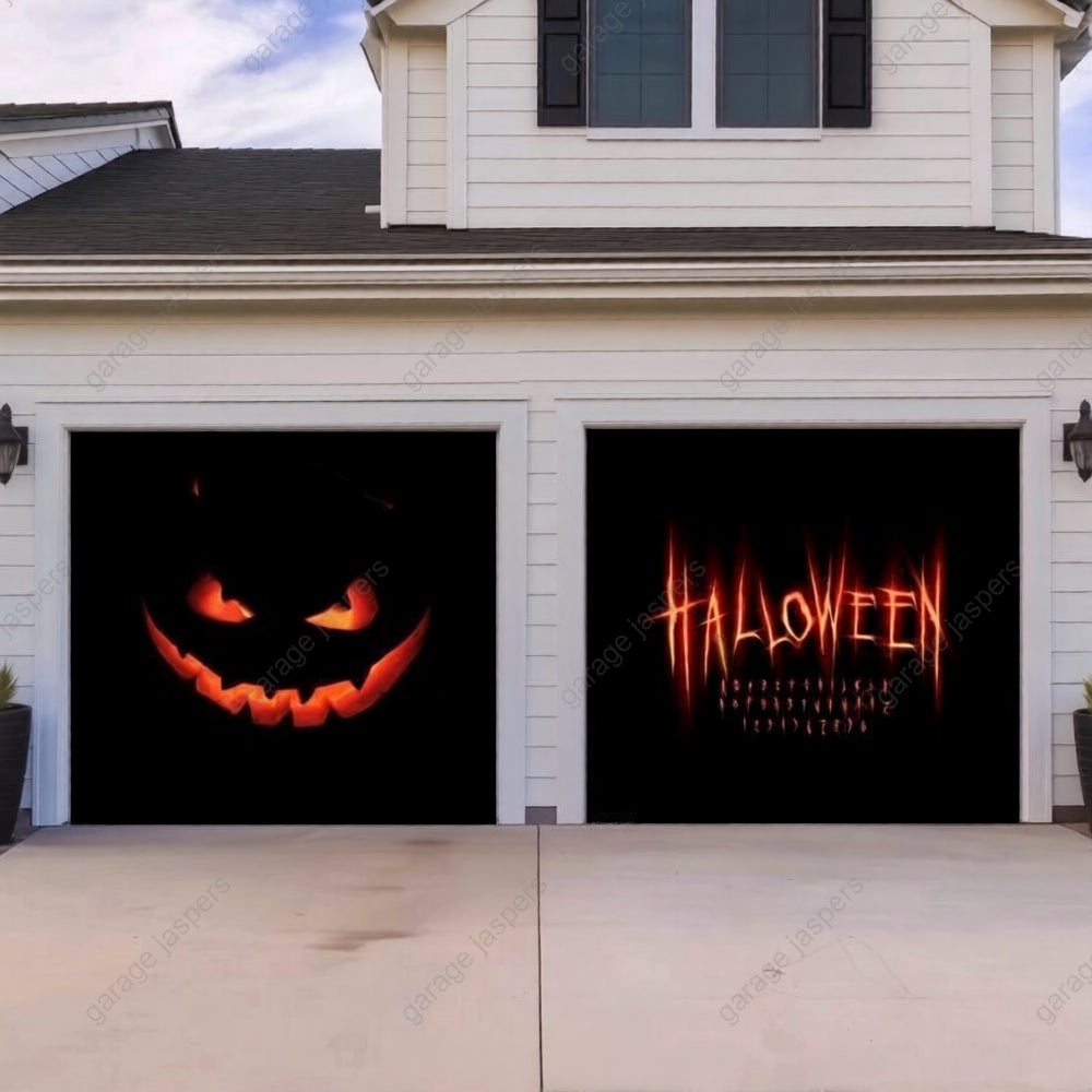 Spooky Halloween | Halloween Garage Door Cover