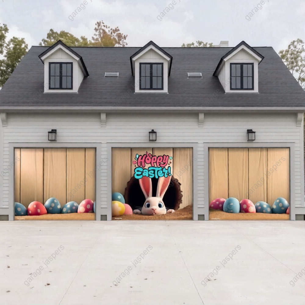 'Hoppy' Easter | Festive Garage Door Cover