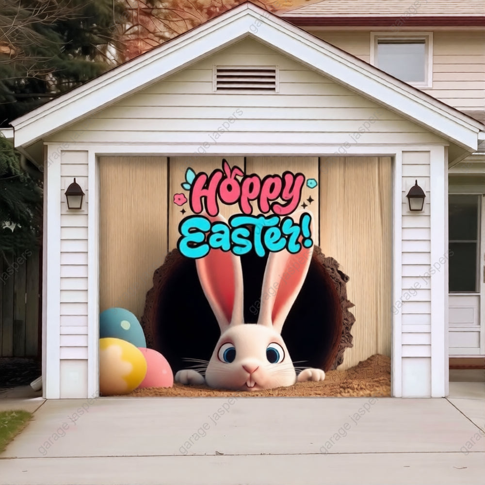 'Hoppy' Easter | Festive Garage Door Cover