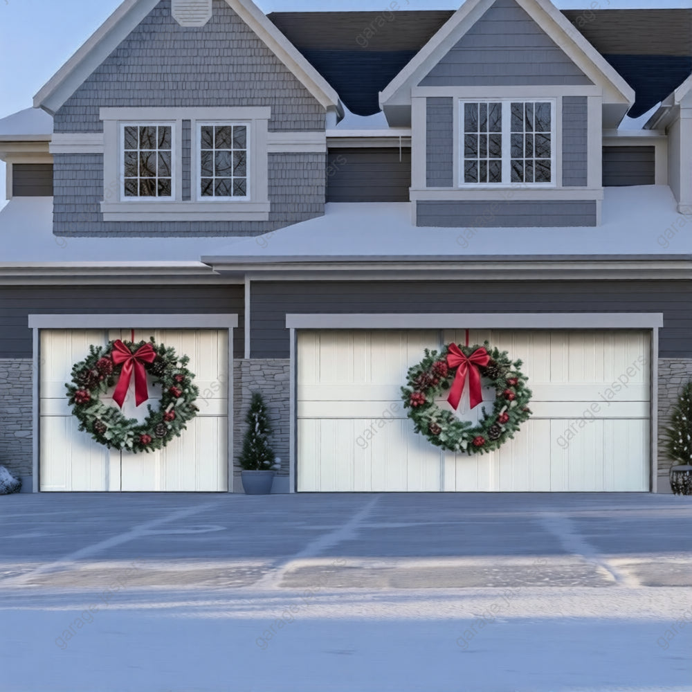Christmas Wreath | Christmas Garage Door Cover