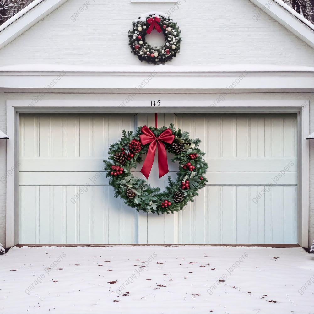 Christmas Wreath | Christmas Garage Door Cover