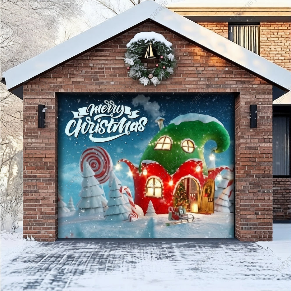 Christmas Wonderland | Christmas Garage Door Cover