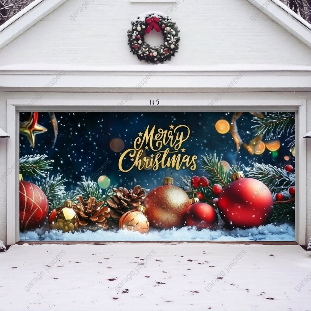 Merry Christmas | Christmas Garage Door Cover