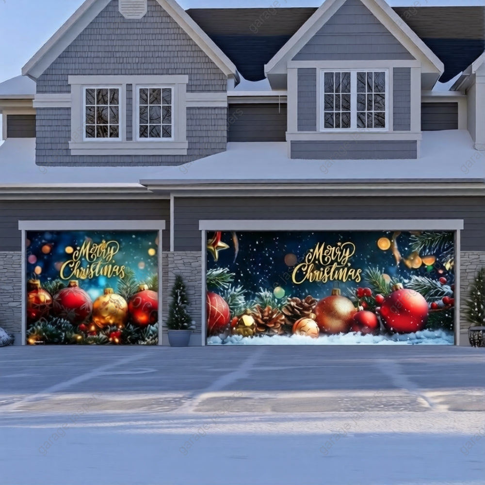 Merry Christmas | Christmas Garage Door Cover