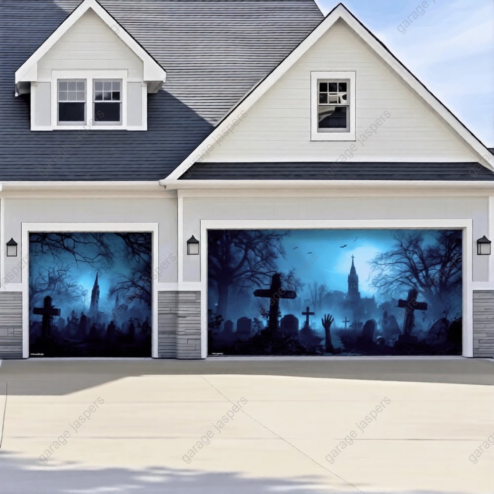 Grave Rising | Halloween Garage Door Cover