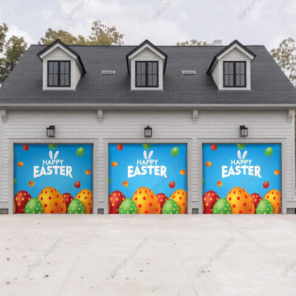 Happy Easter | Festive Garage Door Cover