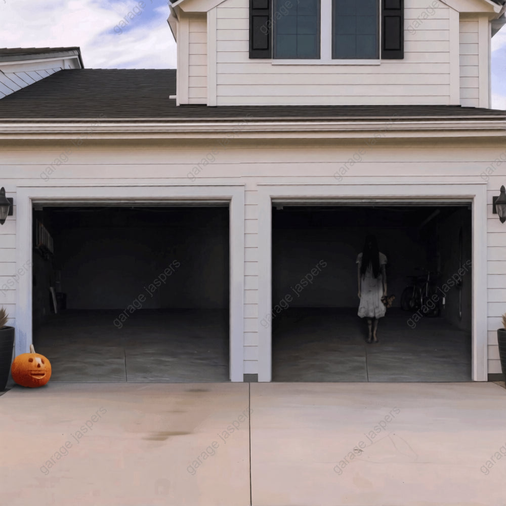 Possessed Girl | Halloween Garage Door Cover