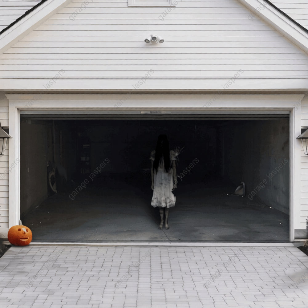 Possessed Girl | Halloween Garage Door Cover