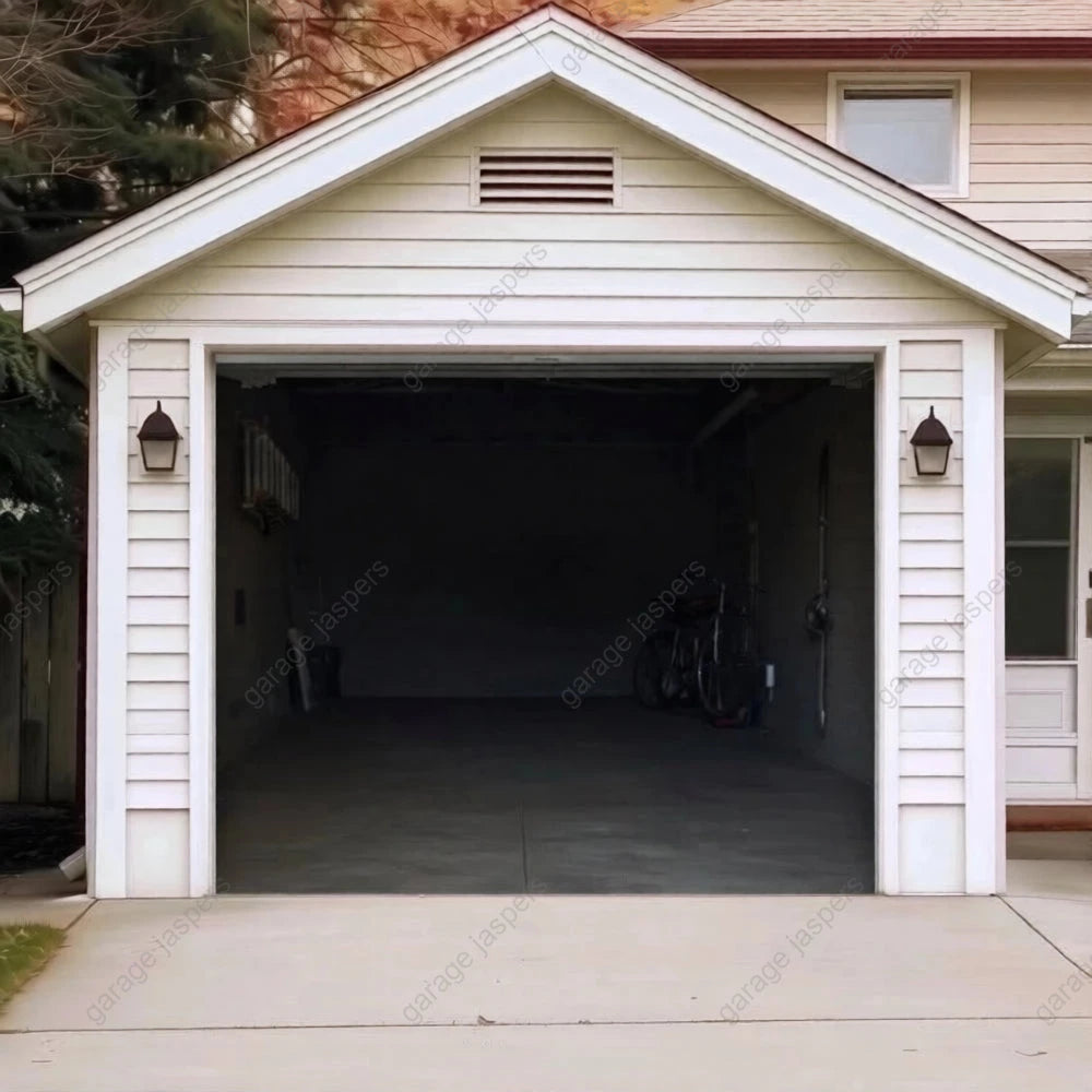 Empty Garage | Halloween Garage Door Cover