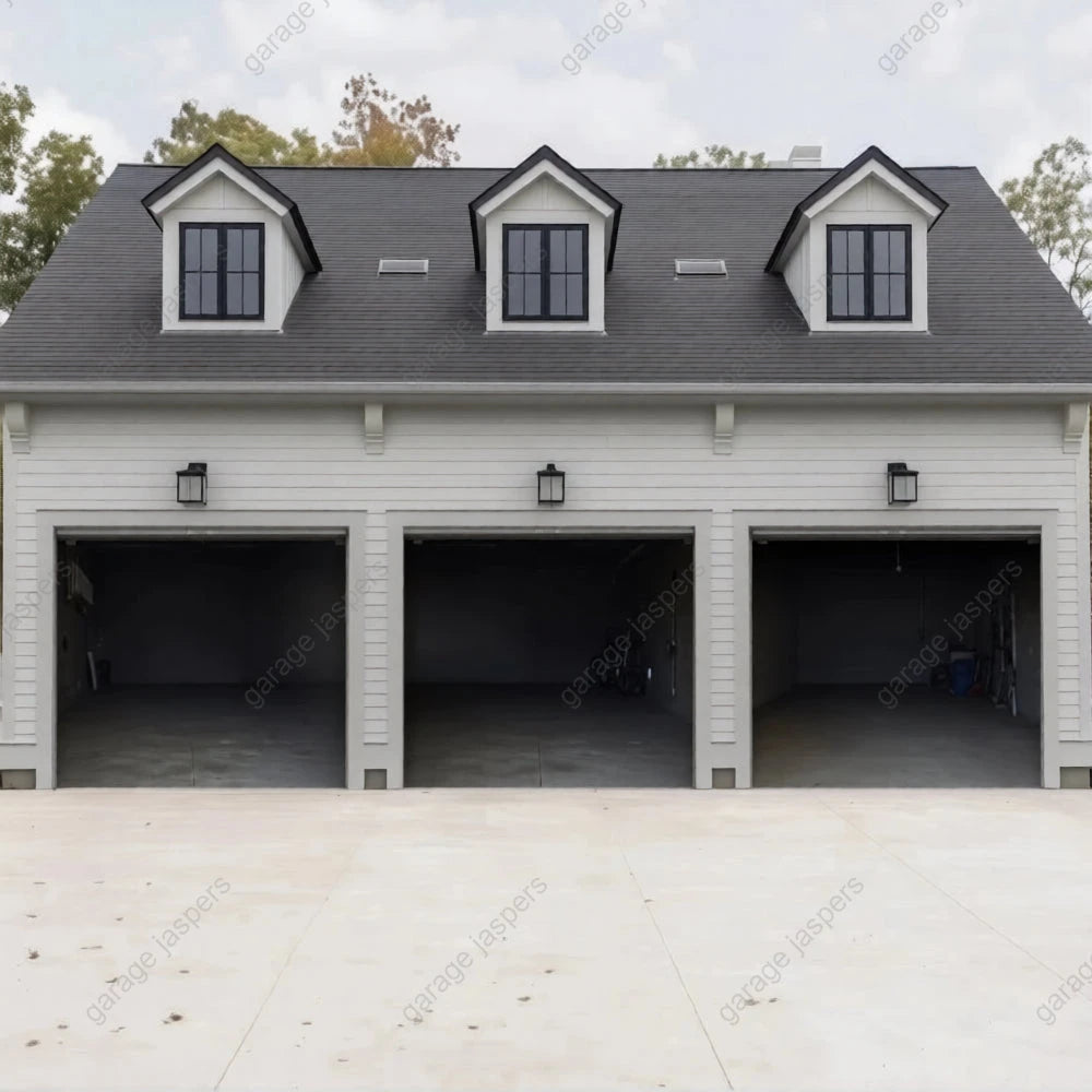 Empty Garage | Halloween Garage Door Cover