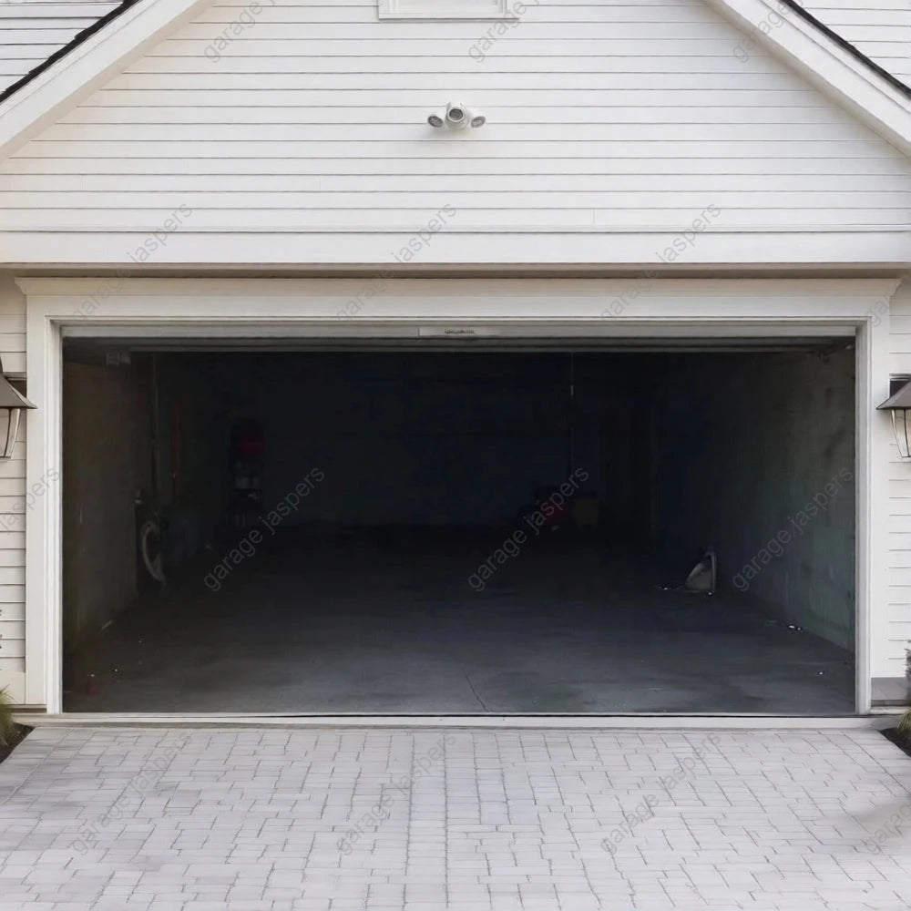 Empty Garage | Halloween Garage Door Cover