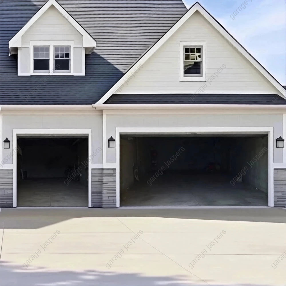 Empty Garage | Halloween Garage Door Cover
