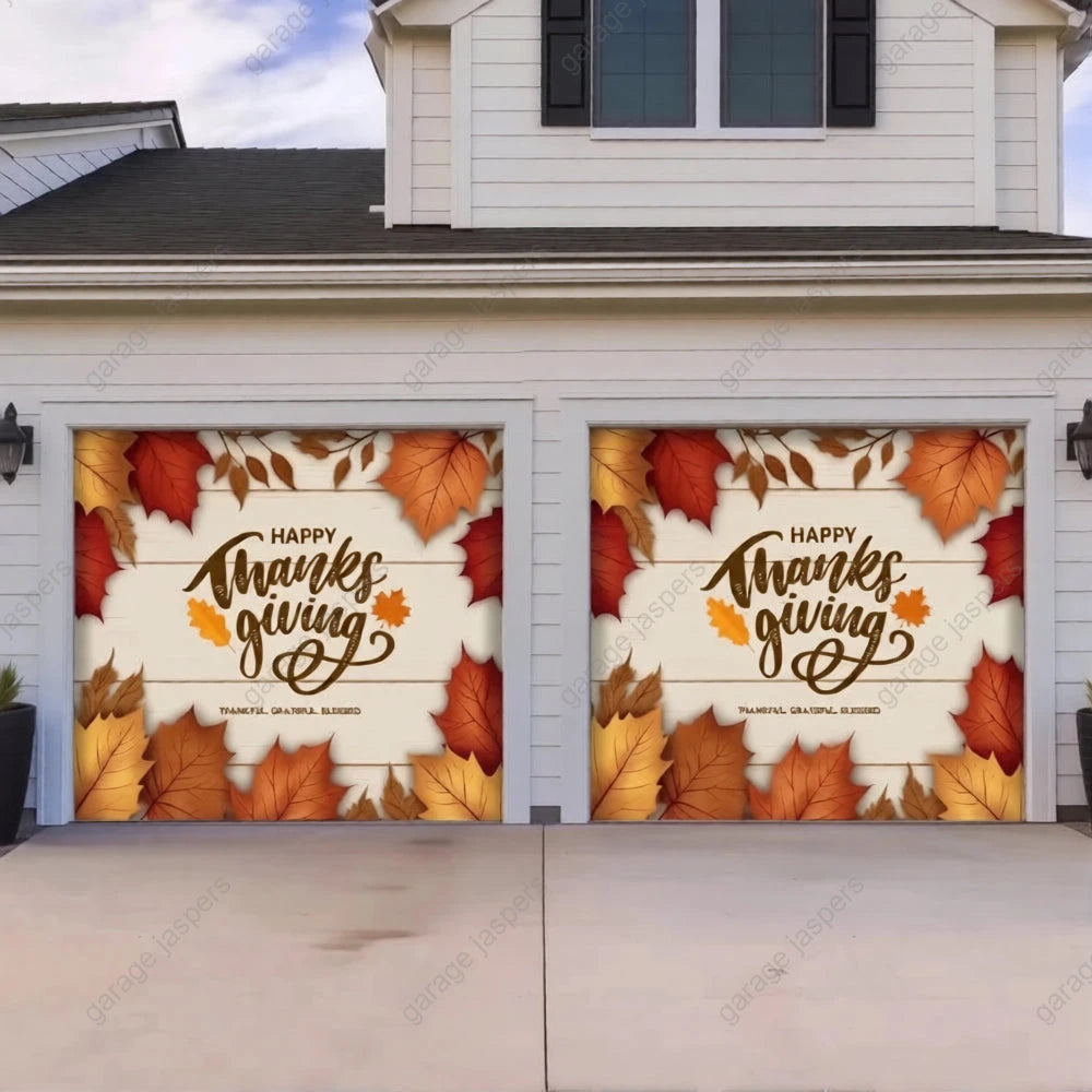 Happy Thanksgiving | Festive Garage Door Cover