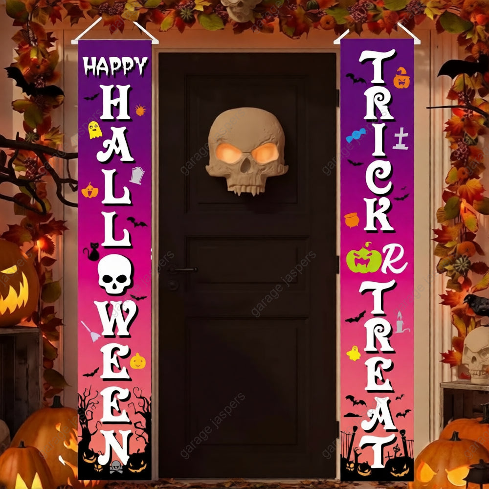 GarageBuddy Halloween Porch Signs