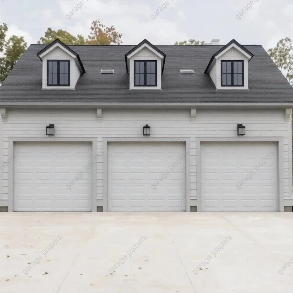 Blank White Projector Screen | GarageBuddy Garage Door Cover