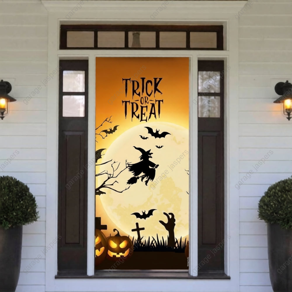 Trick or Treat | Halloween Front Door Cover