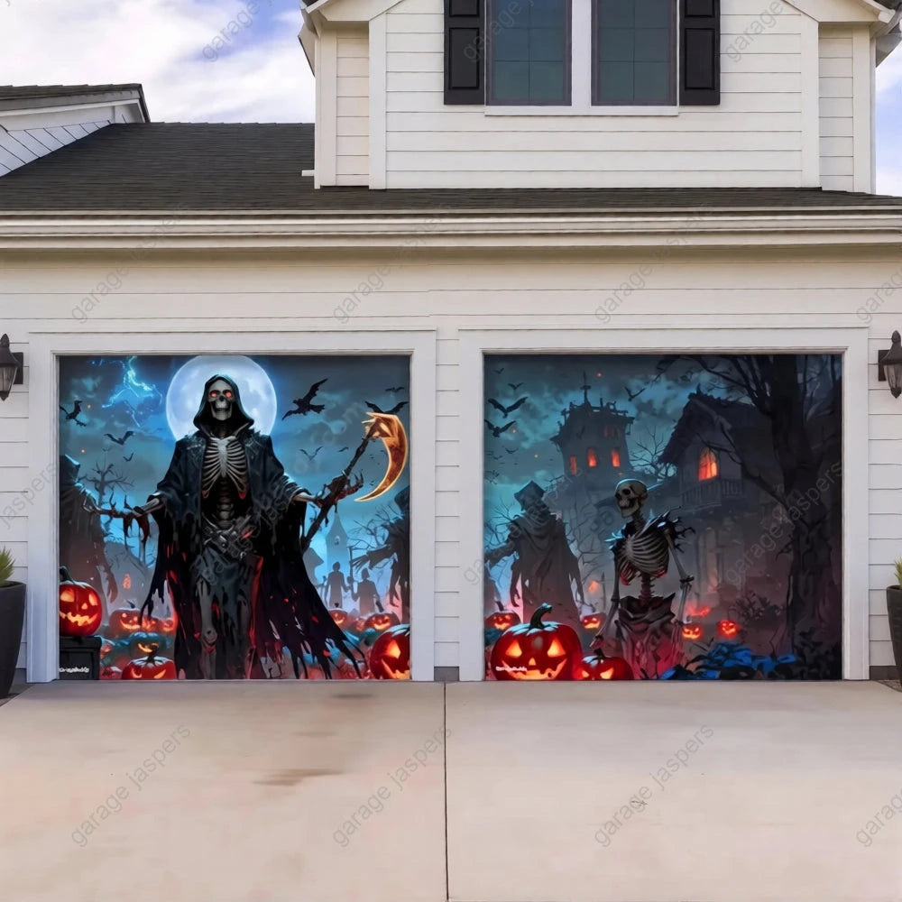 Cursed Night (Glow) | Halloween Garage Door Cover