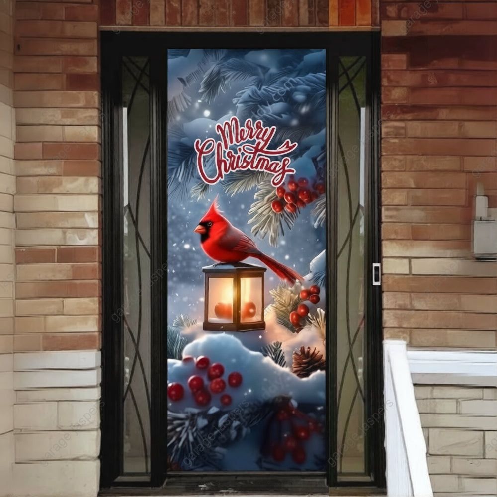 Cardinal's Christmas | Christmas Front Door Cover