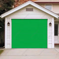 Green Screen | Garage Door Cover