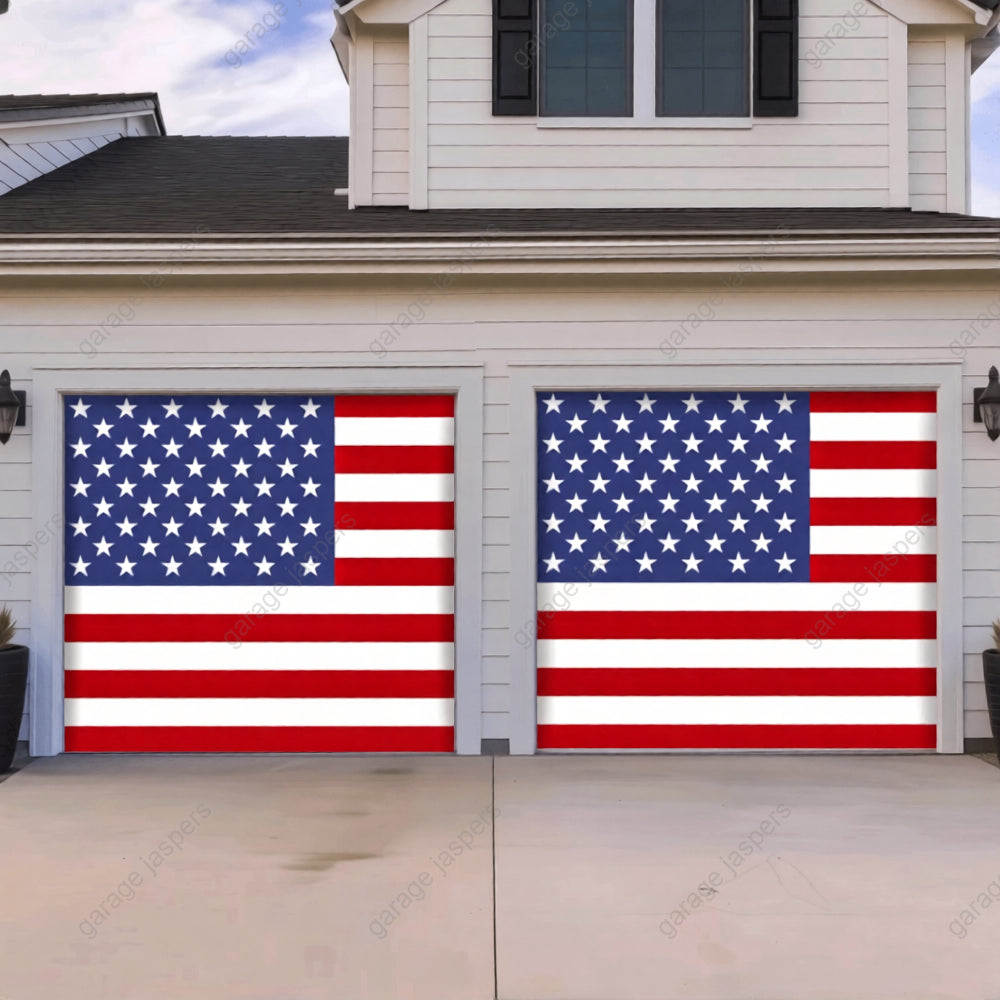 United States Of America Flag | Patriotic Garage Door Cover
