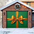 Gift Wrap (Green) | Christmas Garage Door Cover