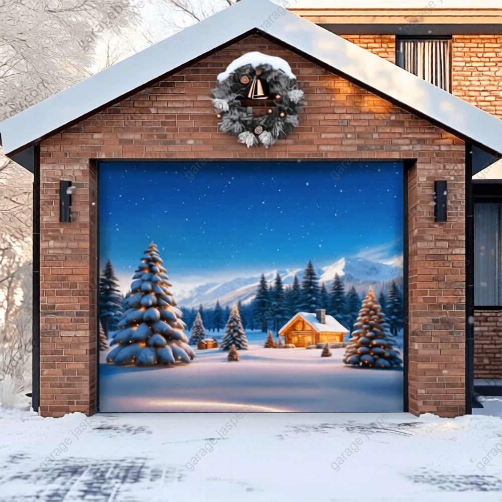 Winter Haven | Christmas Garage Door Cover
