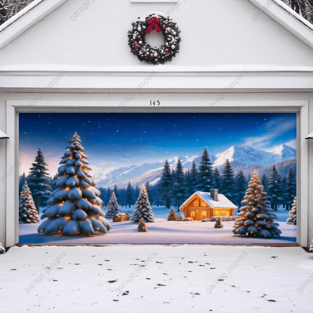 Winter Haven | Christmas Garage Door Cover