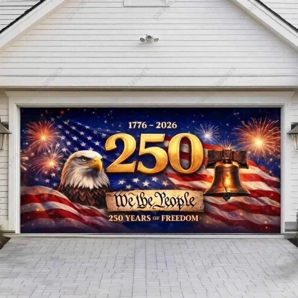 Freedom 250 | Limited Edition Patriotic Garage Door Cover