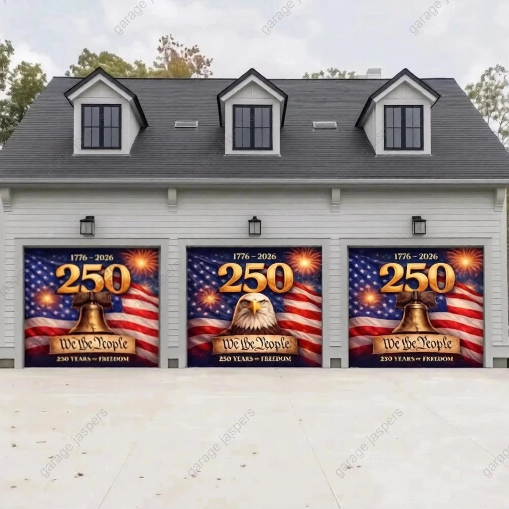 Freedom 250 | Limited Edition Patriotic Garage Door Cover