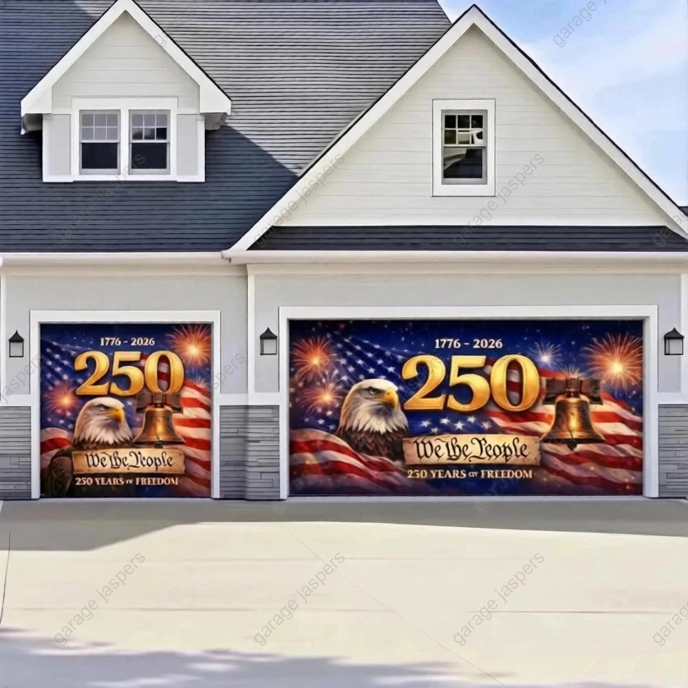 Freedom 250 | Limited Edition Patriotic Garage Door Cover