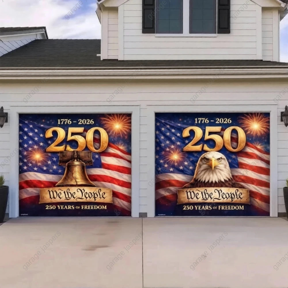 Freedom 250 | Limited Edition Patriotic Garage Door Cover