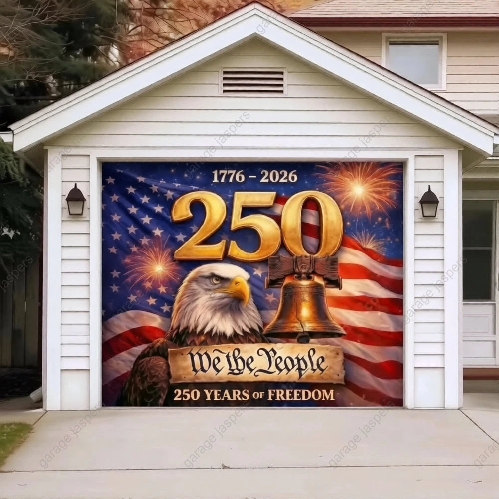 Freedom 250 | Limited Edition Patriotic Garage Door Cover