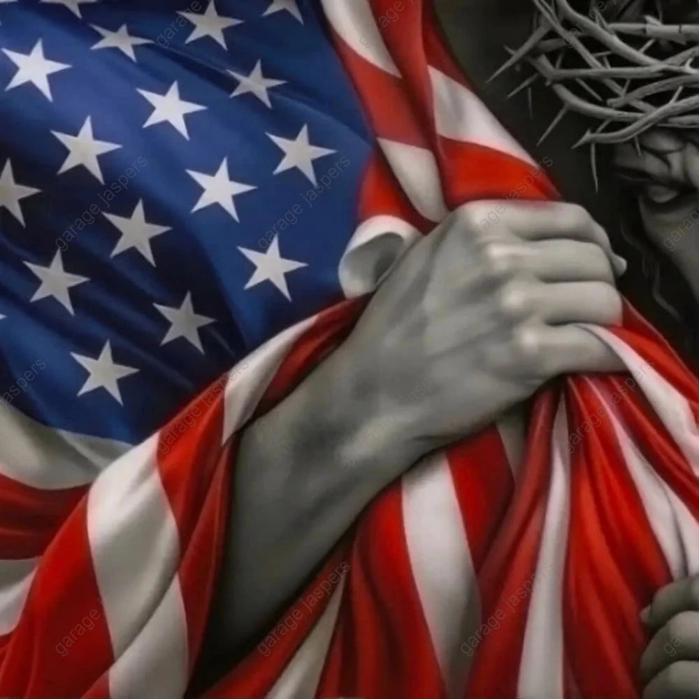 One Nation Under God | Patriotic Garage Door Cover