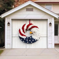 Patriotic Eagle Wreath | Patriotic Garage Door Cover